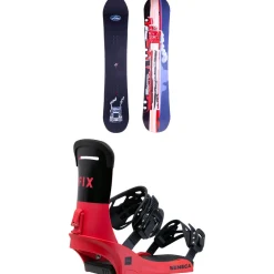 Sims ATV Pro Snowboard + Fix Seneca Snowboard Bindings - Women's 2024- Snowboards With Bindings|Snowboard Packages