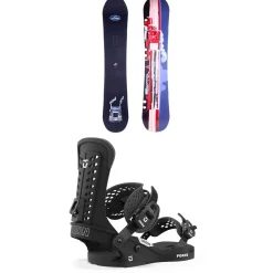Sims ATV Pro Snowboard + Union Force Classic Snowboard Bindings- Snowboards With Bindings|Snowboard Packages