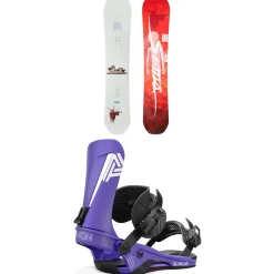 Sims Macrodose Snowboard + Union Atlas Snowboard Bindings 2025- Snowboards With Bindings|Snowboard Packages