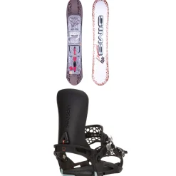 Sims Nub Snowboard + Season Universal Snowboard Bindings- Snowboards With Bindings|Snowboard Packages