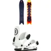 Sims Solo Snowboard + Ride C-9 Snowboard Bindings 2024- Snowboards With Bindings|Snowboard Packages