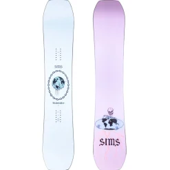 Sims Undertaker Snowboard + Ride C-6 Snowboard Bindings 2024- Snowboards With Bindings|Snowboard Packages