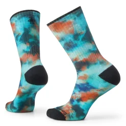 Smartwool Athletic Far Out Tie Dye Print Crew Socks - Unisex-Women Active Clothing|Active Clothing