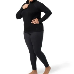 Smartwool Classic Thermal Merino Base Layer 1/4 Zip Plus Top - Women's-Women Base Layers|Snow Clothing