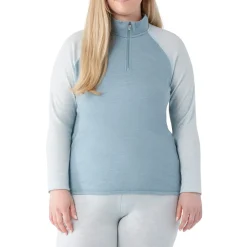 Smartwool Classic Thermal Merino Base Layer 1/4 Zip Plus Top - Women's-Women Base Layers|Snow Clothing