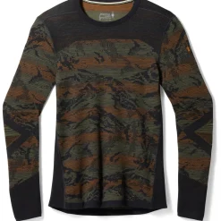 Smartwool Intraknit Thermal Merino Base Layer Pattern Crew Top - Men's- Base Layers|Snow Clothing