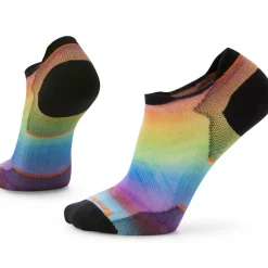 Smartwool Run Zero Cushion Pride Rainbow Low Ankle Socks - Unisex-Women Active Clothing|Active Clothing
