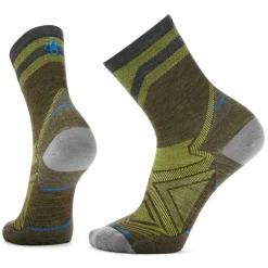 Smartwool Run Zero Cushion Mid Crew Pattern Socks- Socks
