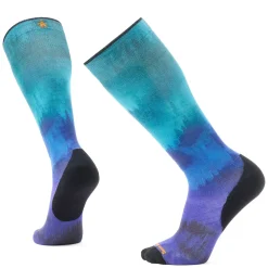 Smartwool Targeted Cushion Compression Print OTC Socks- Socks|Ski Socks