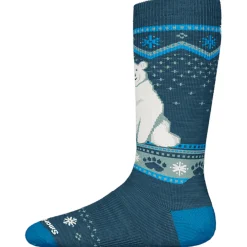 Smartwool Wintersport Full Cushion Polar Bear OTC Socks - Kids'-Kids Ski Socks|Socks