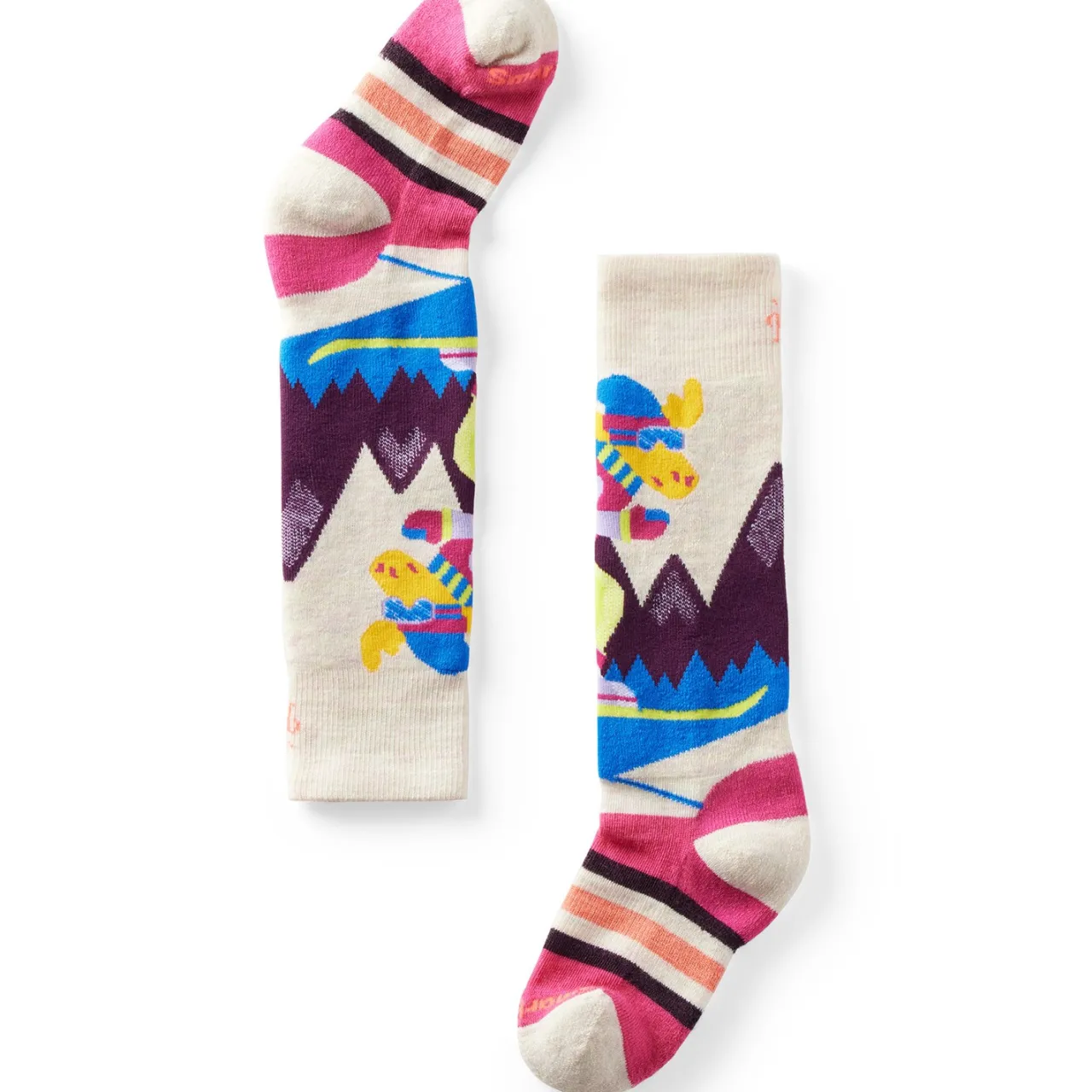 Smartwool Wintersport Full Cushion Mountain Moose OTC Socks - Kids'-Kids Ski Socks|Socks