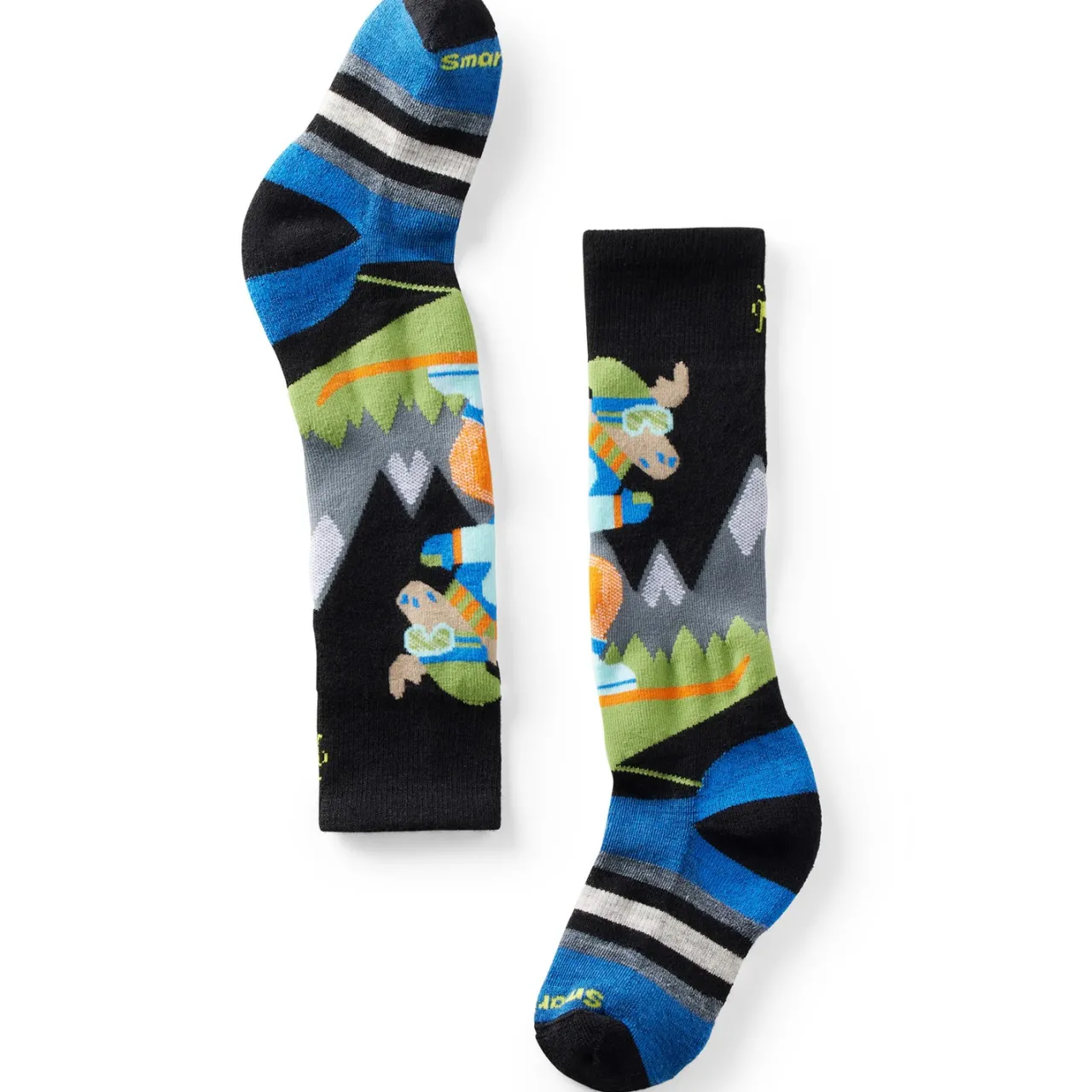 Smartwool Wintersport Full Cushion Mountain Moose OTC Socks - Kids'-Kids Ski Socks|Socks