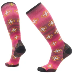 Smartwool Zero Cushion Paths Crossed Print OTC Socks - Women's- Socks|Ski Socks