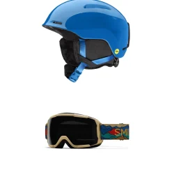 Smith Glide Jr. MIPS Helmet + Grom Goggles - Kids'-Kids Helmets|Helmets