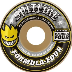 Spitfire Formual Four 99d Conical Shape Skateboard Wheels- Wheels
