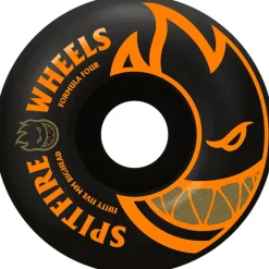 Spitfire Formula Four 99d Bighead Black/ Orange Skateboard Wheels- Wheels