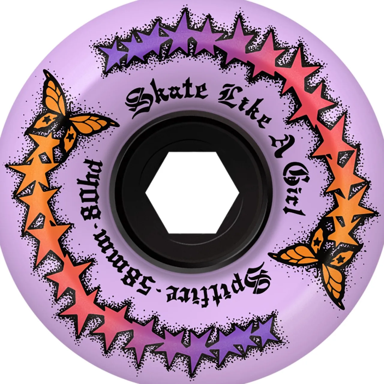 Spitfire 80HD Conical Full Skate Like A Girl Evolution Skateboard Wheels- Wheels