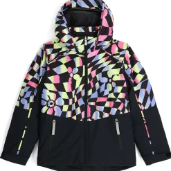 Spyder Conquer Jacket - Girls'-Kids Kids Jackets|Girls Snow Clothing