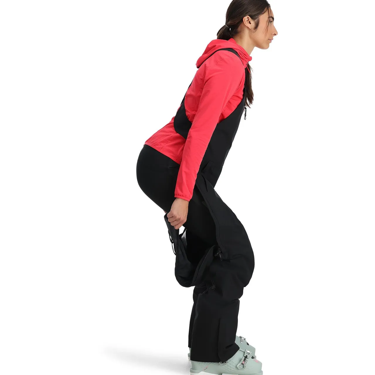 Spyder Terrain Bibs - Women's-Women Snow Clothing|Snowboard Pants & Bibs