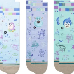 Stance Pixar by Ryan 3-Pack Socks - Kids'-Kids Kids 4T - 16