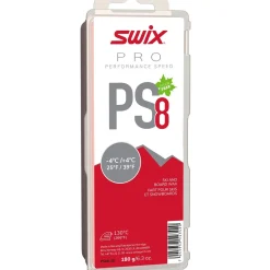 SWIX PS8 Red -4°C/4°C 180g Wax- Wax, Tuning & Tools|Wax, Tuning & Tools