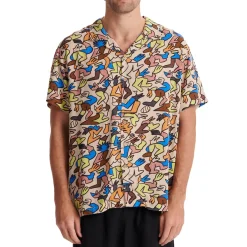 The Critical Slide Society Gus Goes West Short-Sleeve Resort Shirt - Men's- Casual Clothing|Shirts