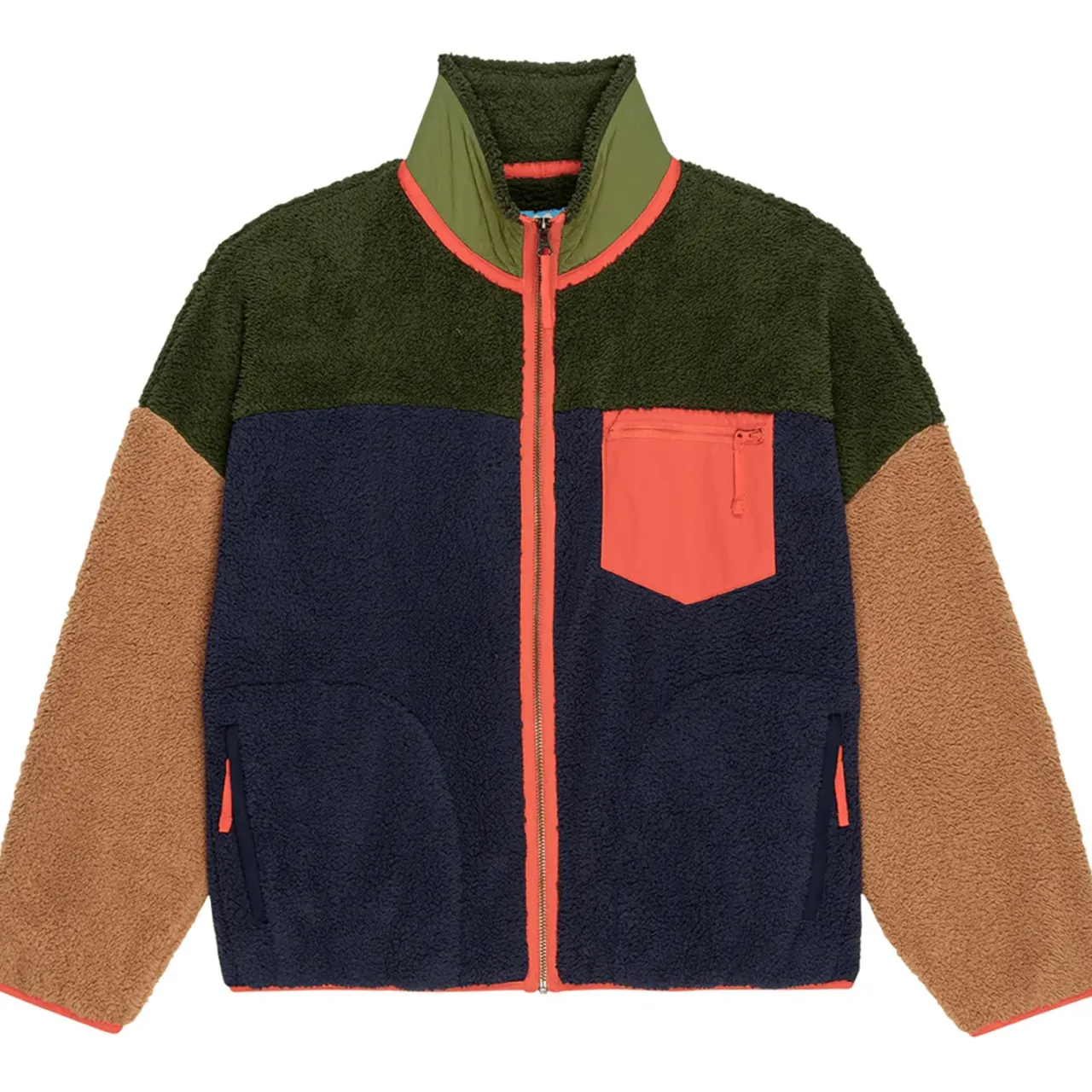 The Great Outdoors The Plush Colorblock Terrain Full Zip - Women's-Women Casual Clothing|Snow Clothing