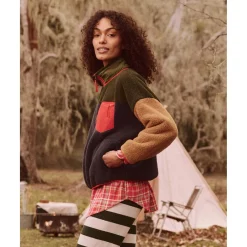 The Great Outdoors The Plush Colorblock Terrain Full Zip - Women's-Women Casual Clothing|Snow Clothing