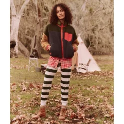 The Great Outdoors The Plush Colorblock Terrain Full Zip - Women's-Women Casual Clothing|Snow Clothing