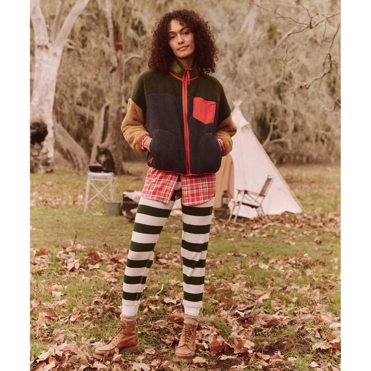 The Great Outdoors The Plush Colorblock Terrain Full Zip - Women's-Women Casual Clothing|Snow Clothing