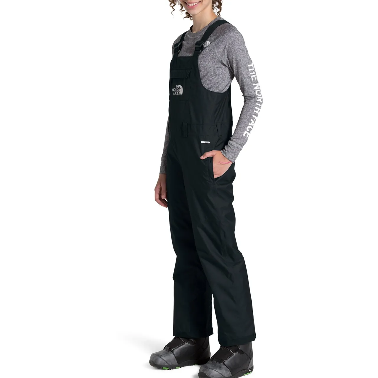 The North Face Freedom Insulated Bibs - Kids'-Kids Girls Snow Clothing|Boys Snow Clothing