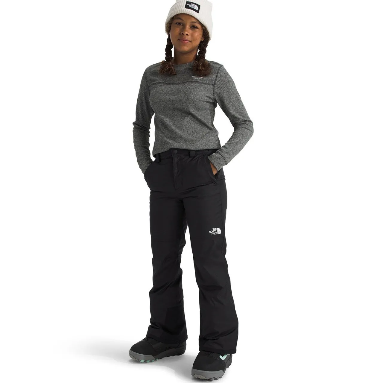 The North Face Freedom Insulated Pants - Girls'-Kids Girls Snow Clothing|Kids Snow Clothing