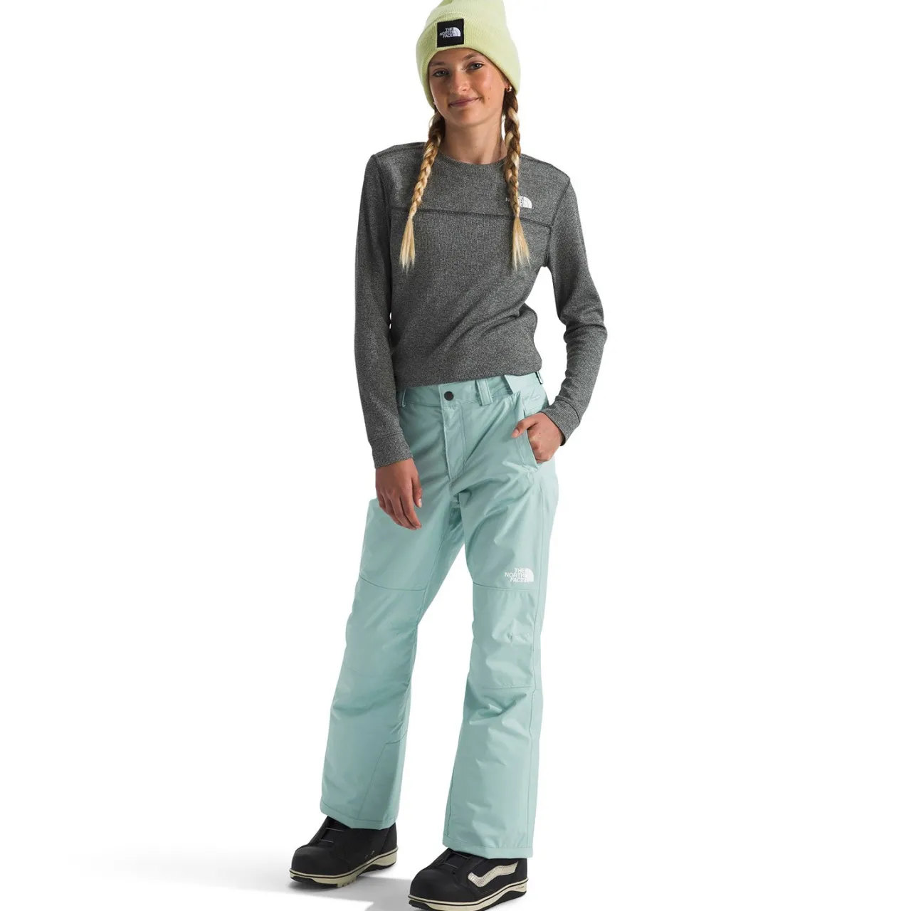 The North Face Freedom Insulated Pants - Girls'-Kids Girls Snow Clothing|Kids Snow Clothing