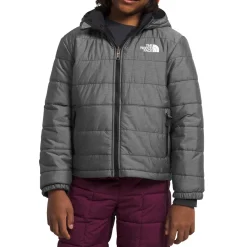 The North Face Reversible Mt Chimbo Full Zip Hooded Jacket - Boys'-Kids Boys Snow Clothing|Kids Snow Clothing