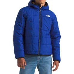 The North Face Reversible Shasta Full Zip Hooded Jacket - Boys'-Kids Boys Snow Clothing|Kids Snow Clothing