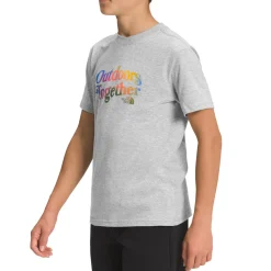 The North Face Short Sleeve Graphic Tee - Boys'-Kids Kids Clothing|Kids 4T - 16