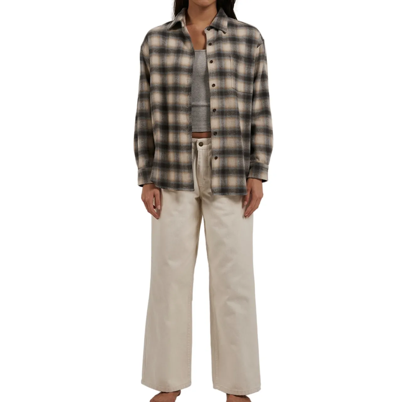 Thrills Barrio Flannel Shirt - Women's-Women Casual Clothing|Tops & Shirts