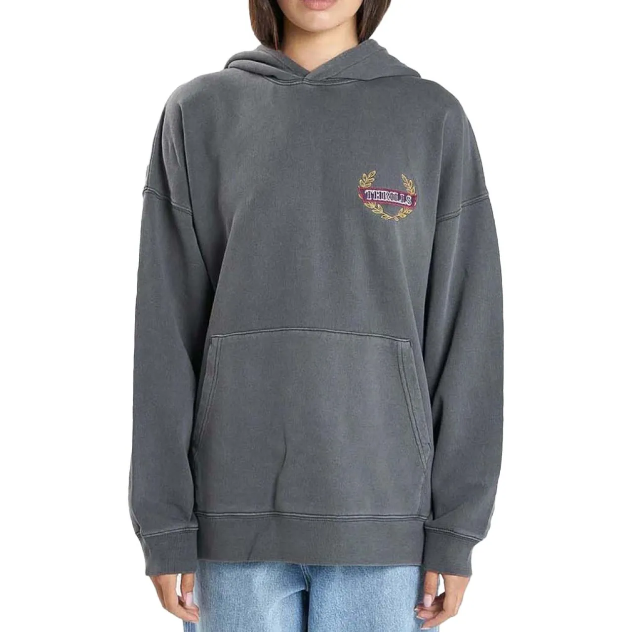 Thrills Built For Speed Cocoon Panel Hoodie - Women's-Women Casual Clothing|Sweatshirts & Fleece