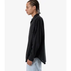 Thrills Hemp Minimal Oversize Long-Sleeve Shirt- Casual Clothing|Shirts