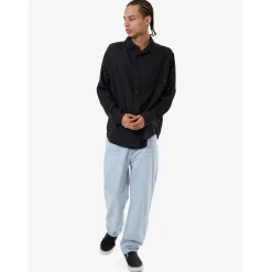 Thrills Hemp Minimal Oversize Long-Sleeve Shirt- Casual Clothing|Shirts