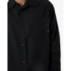 Thrills Hemp Minimal Oversize Long-Sleeve Shirt- Casual Clothing|Shirts