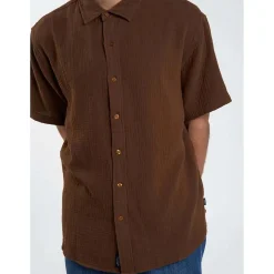 Thrills Minimal Seersucker Short-Sleeve Shirt - Men's- Casual Clothing|Shirts