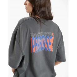 Thrills United Front Oversized T-Shirt - Women's-Women Casual Clothing|T-Shirts & Tank Tops