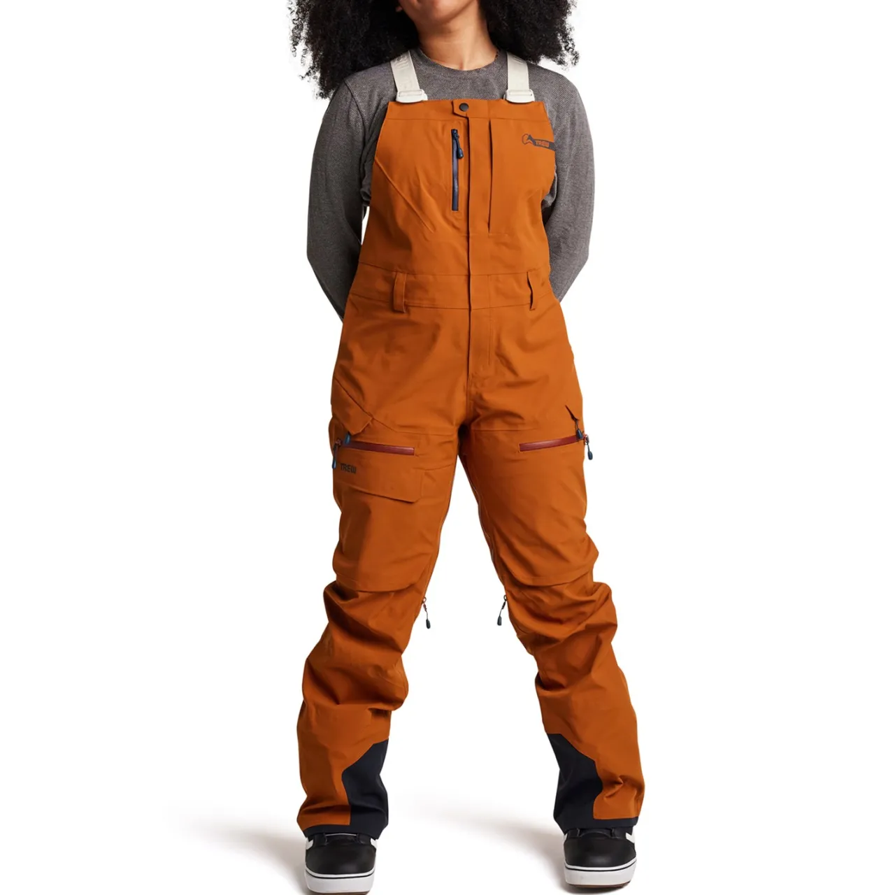 Trew Gear Chariot 3L Primo Short Bibs - Women's-Women Short|Snow Clothing