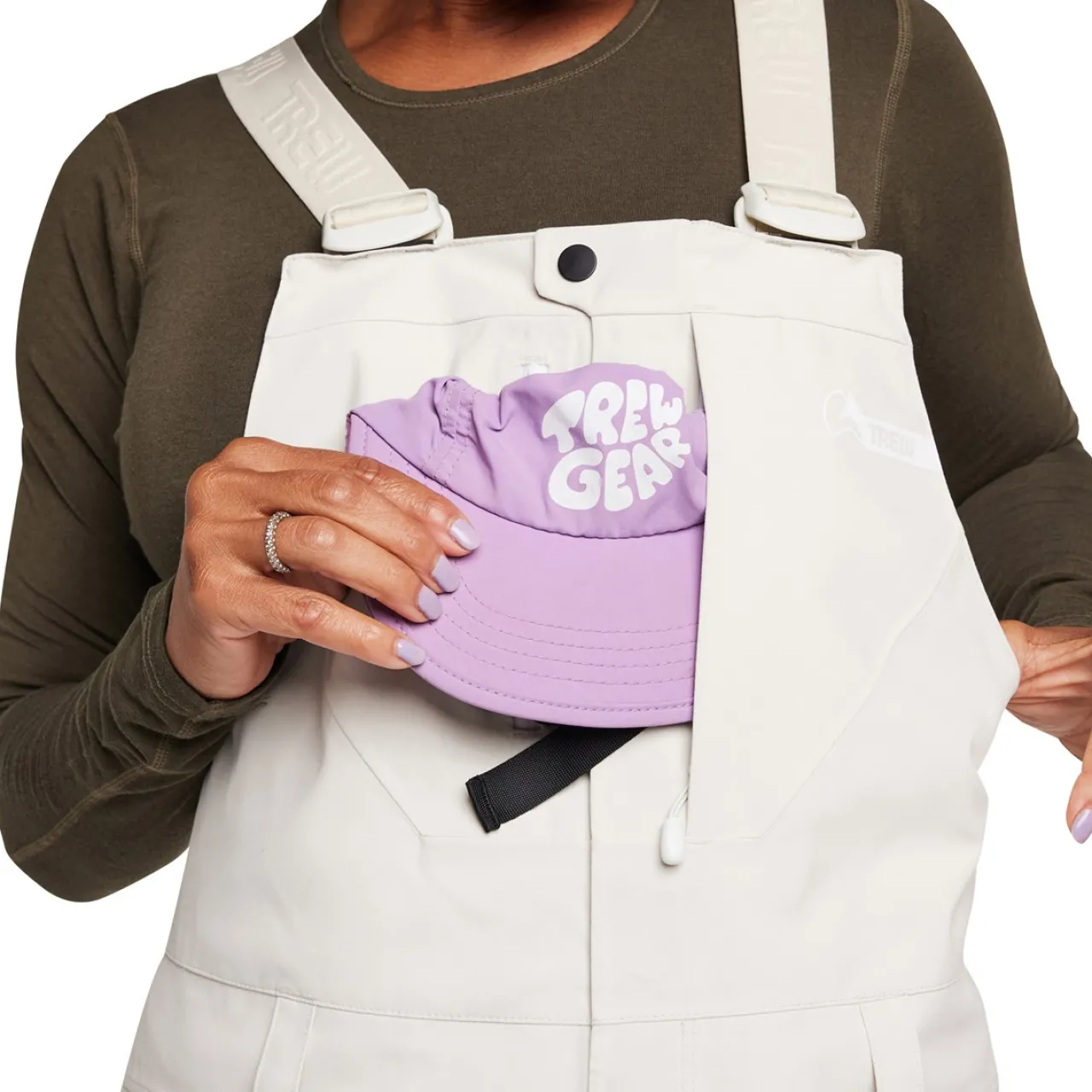 Trew Gear Chariot 3L Primo Short Bibs - Women's-Women Short|Snow Clothing