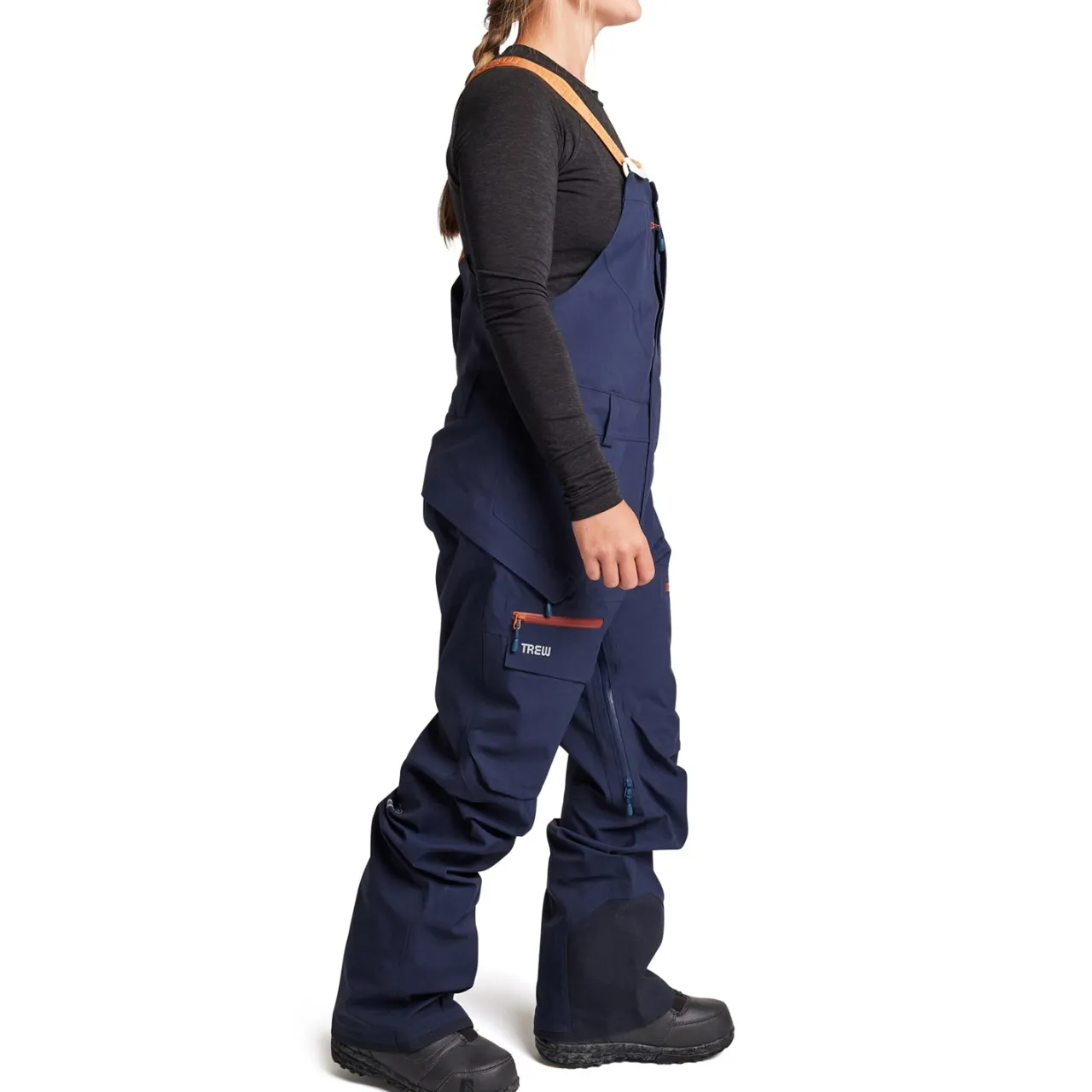 Trew Gear Chariot 3L Primo Short Bibs - Women's-Women Short|Snow Clothing