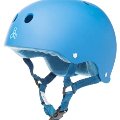 Triple 8 Sweatsaver Liner Skateboard Helmet + 187 Slim Knee Pads + Wristsaver Slide On Wrist Guards- Helmets|Helmets