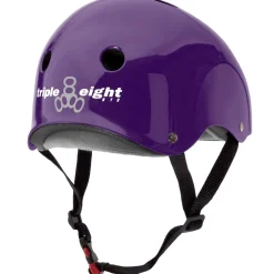 Triple 8 The Certfied Sweatsaver Skateboard Helmet- Helmets|Helmets