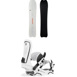 United Shapes Deep Reach Snowboard + Union Force Snowboard Bindings 2025- Snowboards With Bindings|Snowboard Packages