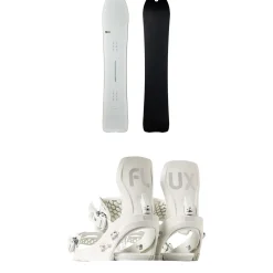 United Shapes Transmission Snowboard + Flux CV Snowboard Bindings 2025- Snowboards With Bindings|Snowboard Packages